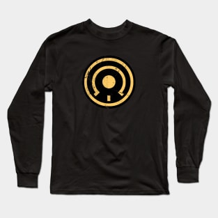 Black Alpha- Retro Color (Faded) Long Sleeve T-Shirt